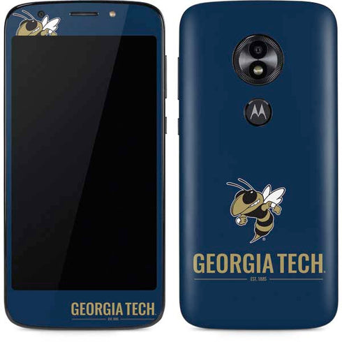 Georgia Institute of Technology Est 1885 Navy Moto E5 Play Skin