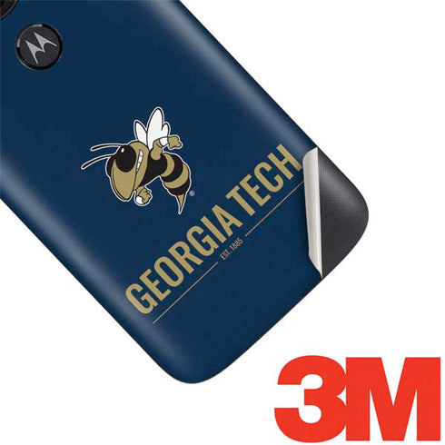 Georgia Institute of Technology Est 1885 Navy Moto E5 Play Skin
