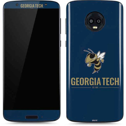 Georgia Institute of Technology Est 1885 Navy Moto G6 Skin