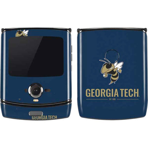 Georgia Institute of Technology Est 1885 Navy Motorola RAZR Skin
