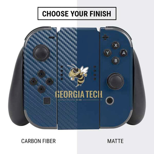 Georgia Institute of Technology Est 1885 Navy Nintendo Switch Bundle Skin