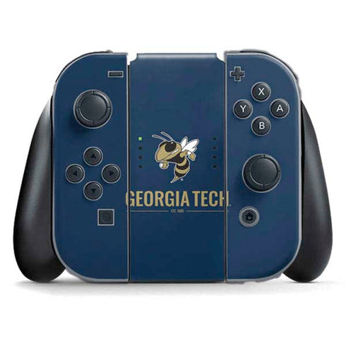 Georgia Institute of Technology Est 1885 Navy Nintendo Switch (2017-2021) Joy-Con Controller Skin