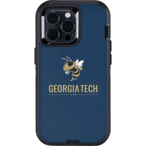 Georgia Institute of Technology Est 1885 Navy Otterbox Defender iPhone Skin