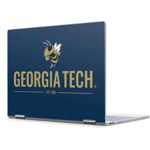 Georgia Institute of Technology Est 1885 Navy Pixelbook Skin