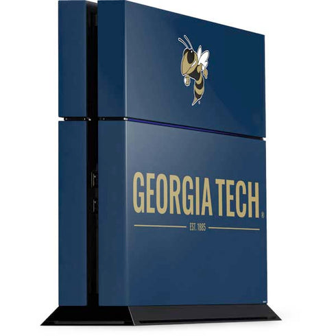 Georgia Institute of Technology Est 1885 Navy PS4 Console Skin