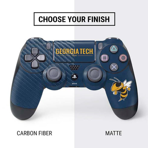 Georgia Institute of Technology Est 1885 Navy PS4 Controller Skin
