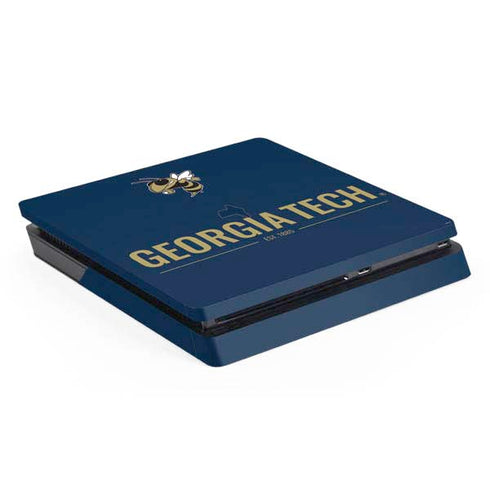Georgia Institute of Technology Est 1885 Navy PS4 Slim Skin