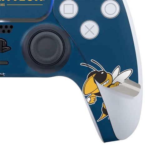 Georgia Institute of Technology Est 1885 Navy PS5 Controller Skin