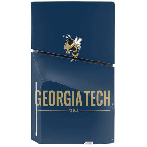 Georgia Institute of Technology Est 1885 Navy PS5 Slim Disk Console Skin