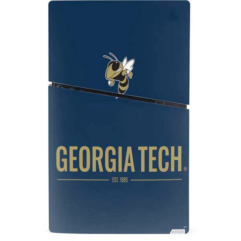 Georgia Institute of Technology Est 1885 Navy PS5 Slim Digital Edition Console Skin