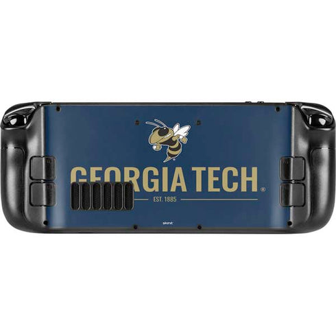 Georgia Institute of Technology Est 1885 Navy Steam Deck Handheld Gaming Computer Skin