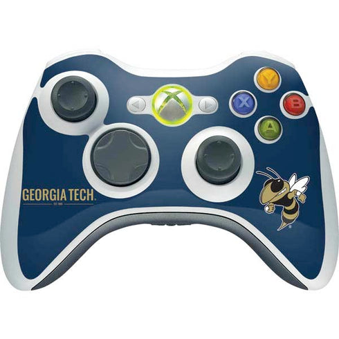 Georgia Institute of Technology Est 1885 Navy Xbox 360 Wireless Controller Skin
