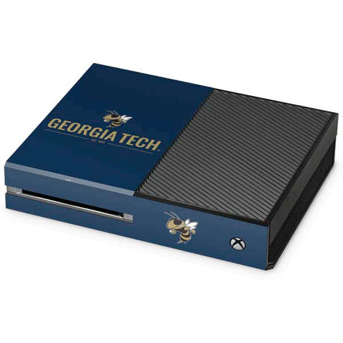 Georgia Institute of Technology Est 1885 Navy Xbox One Console Skin