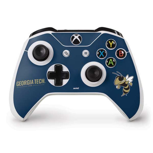 Georgia Institute of Technology Est 1885 Navy Xbox One S Controller Skin
