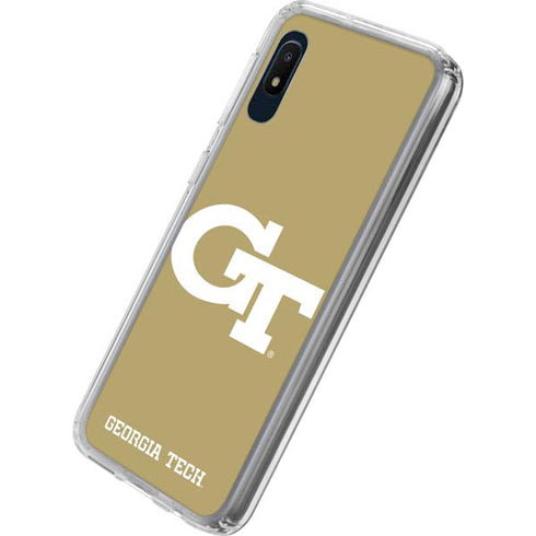 Georgia Institute of Technology Gold GT Galaxy A10e Clear Case