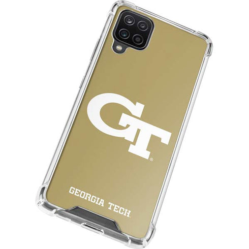Georgia Institute of Technology Gold GT Galaxy A12 Clear Case