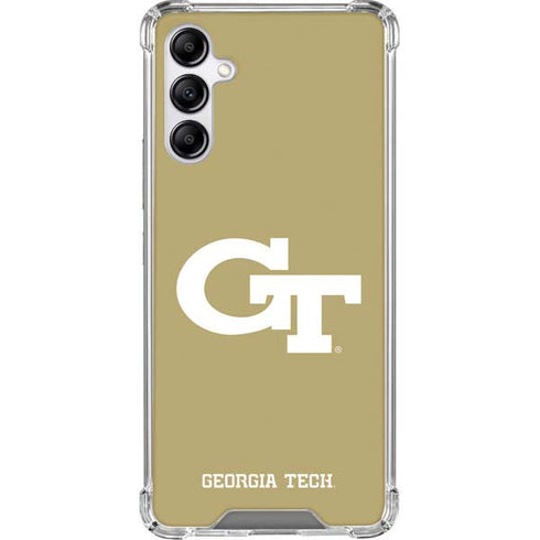 Georgia Institute of Technology Gold GT Galaxy A14 5G Clear Case