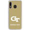 Georgia Institute of Technology Gold GT Galaxy A20 Clear Case
