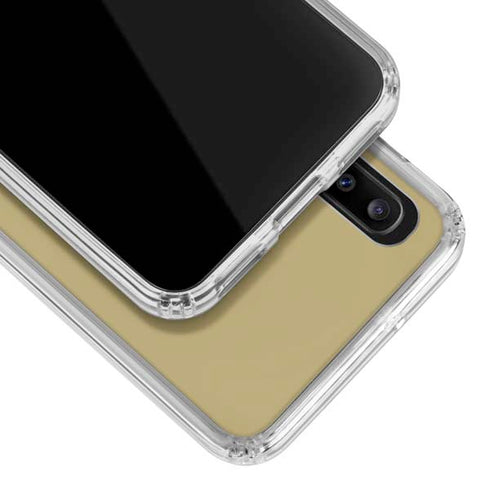 Georgia Institute of Technology Gold GT Galaxy A20 Clear Case