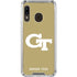 Georgia Institute of Technology Gold GT Galaxy A30 Clear Case