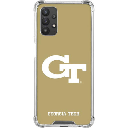 Georgia Institute of Technology Gold GT Galaxy A32 5G Clear Case