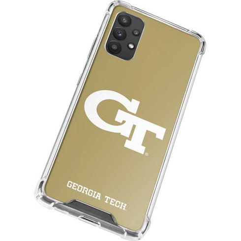 Georgia Institute of Technology Gold GT Galaxy A32 5G Clear Case