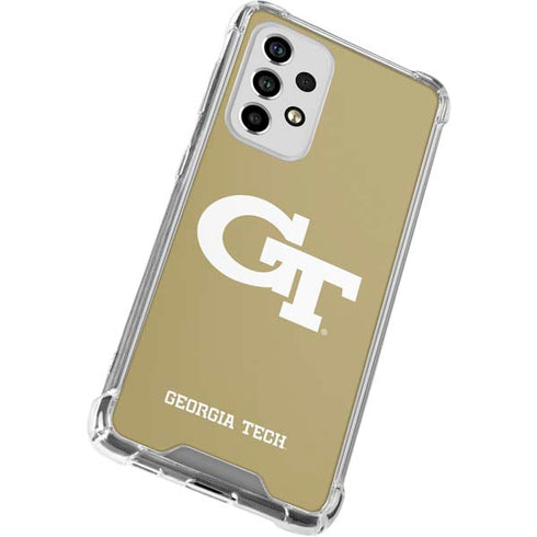 Georgia Institute of Technology Gold GT Galaxy A33 5G Clear Case