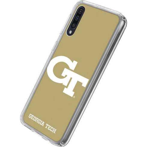 Georgia Institute of Technology Gold GT Galaxy A50 Clear Case