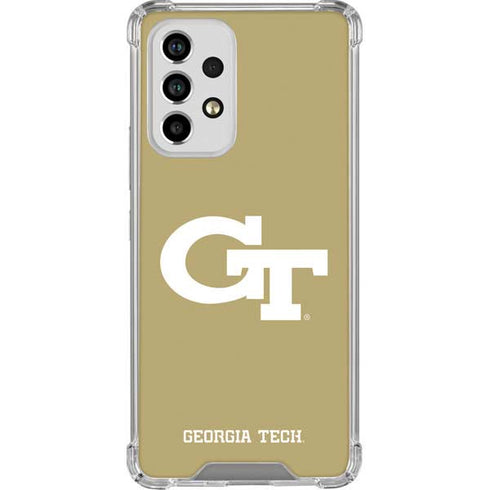 Georgia Institute of Technology Gold GT Galaxy A53 5G Clear Case
