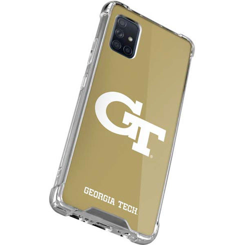Georgia Institute of Technology Gold GT Galaxy A71 5G Clear Case