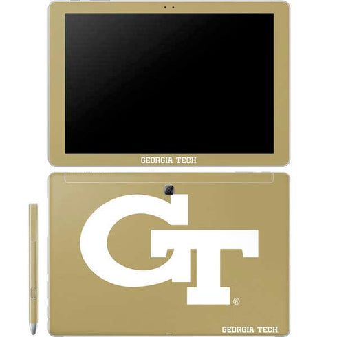 Georgia Institute of Technology Gold GT Galaxy Book 12in Skin