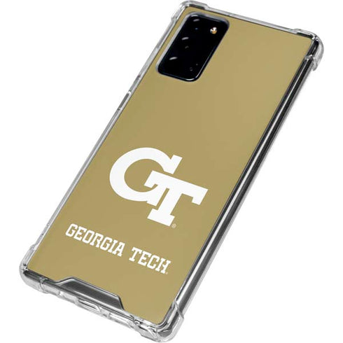 Georgia Institute of Technology Gold GT Galaxy Note20 5G Clear Case