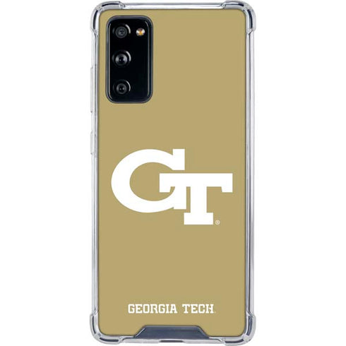Georgia Institute of Technology Gold GT Galaxy S20 FE Clear Case