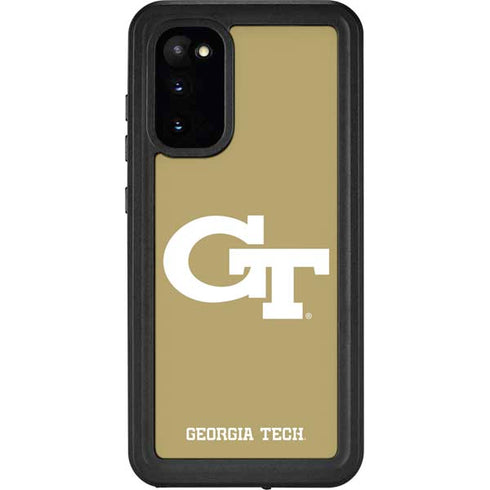 Georgia Institute of Technology Gold GT Galaxy S20 Waterproof Case