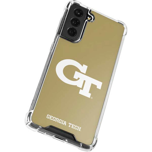 Georgia Institute of Technology Gold GT Galaxy S22 Plus Clear Case