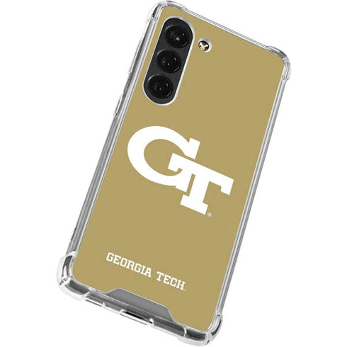 Georgia Institute of Technology Gold GT Galaxy S23 Clear Case