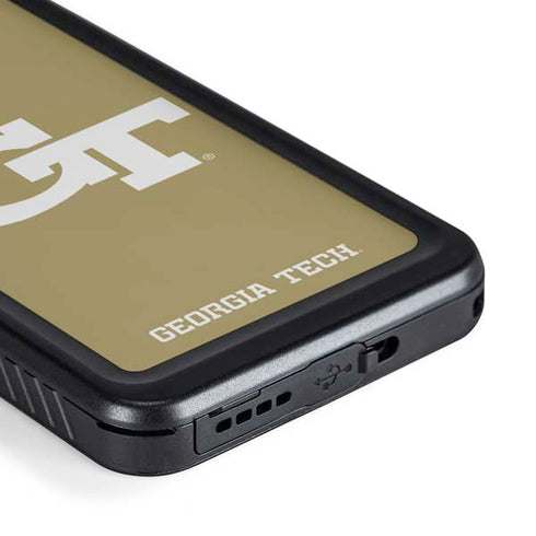Georgia Institute of Technology Gold GT Galaxy S23 Waterproof Case