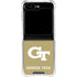 Georgia Institute of Technology Gold GT Galaxy Z Flip5 5G Clear Case