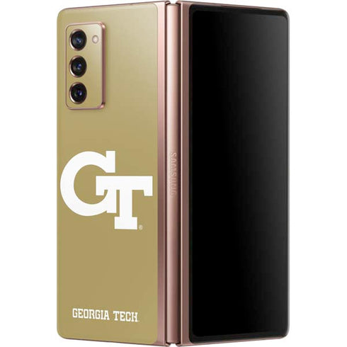 Georgia Institute of Technology Gold GT Galaxy Z Fold2 5G Skin