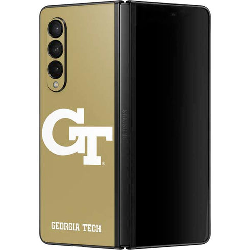 Georgia Institute of Technology Gold GT Galaxy Z Fold3 5G Skin