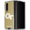 Georgia Institute of Technology Gold GT Galaxy Z Fold4 5G Clear Case