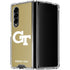 Georgia Institute of Technology Gold GT Galaxy Z Fold4 5G Clear Case