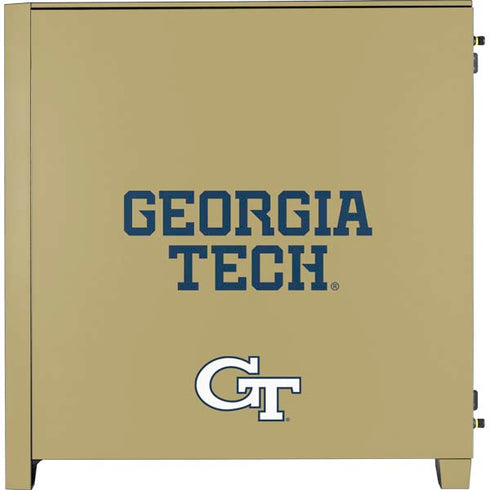 Georgia Institute of Technology LogoType Gold Corsair 4000D Tempered Glass Mid-Tower ATX Case Skin