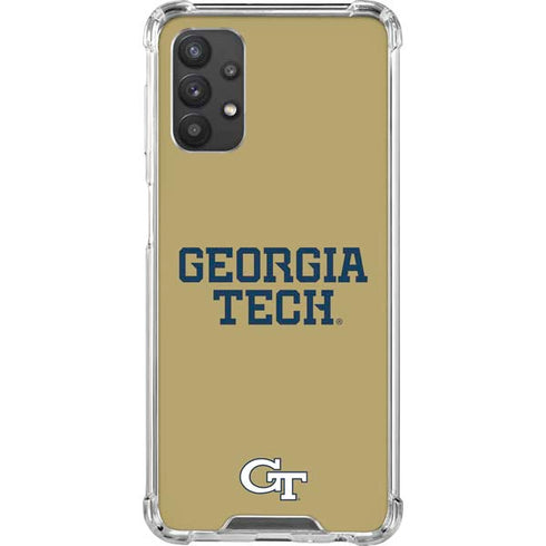 Georgia Institute of Technology LogoType Gold Galaxy A32 5G Clear Case