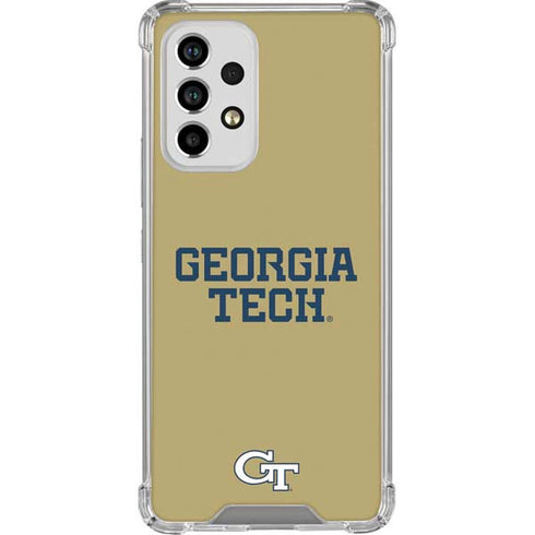 Georgia Institute of Technology LogoType Gold Galaxy A53 5G Clear Case