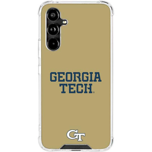 Georgia Institute of Technology LogoType Gold Galaxy A54 5G Clear Case