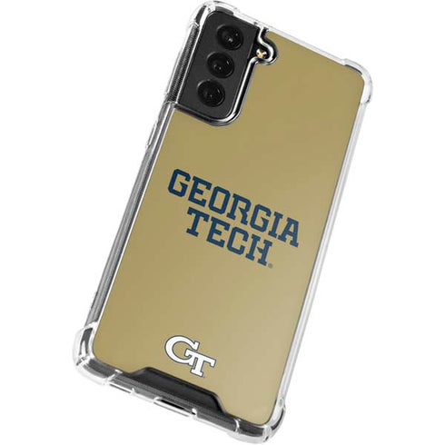 Georgia Institute of Technology LogoType Gold Galaxy S22 Plus Clear Case