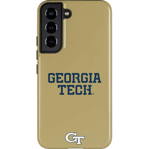 Georgia Institute of Technology LogoType Gold Galaxy S22 Pro Case