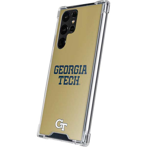Georgia Institute of Technology LogoType Gold Galaxy S22 Ultra Clear Case