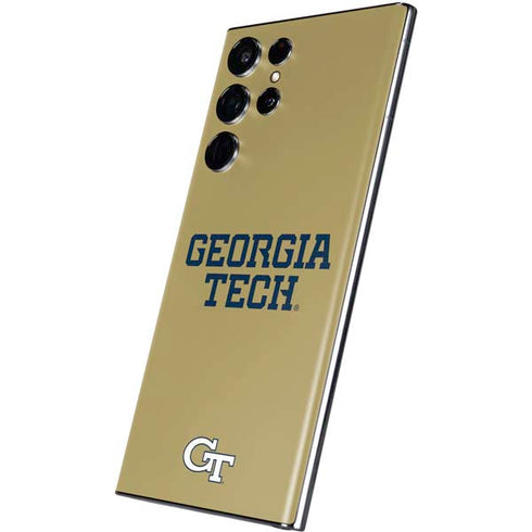 Georgia Institute of Technology LogoType Gold Galaxy S22 Ultra Skin